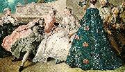 Jean-Francois De Troy the declaration of love, oil painting reproduction